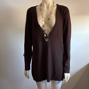 Chocolate brown sweater